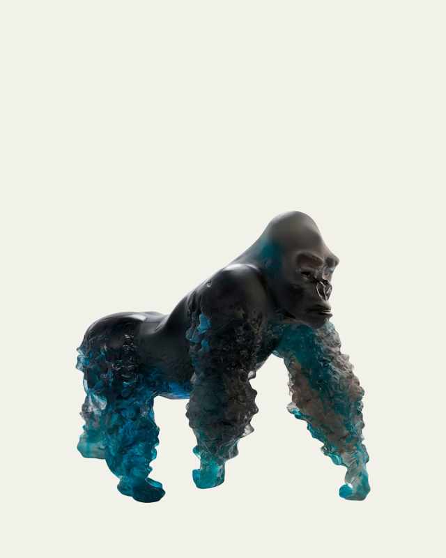 Silverback Gorilla in Blue Grey by Jean-No